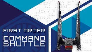 First Order Upsilon-Class Command Shuttle MOC [Free Instructions to Download]