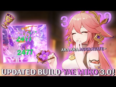 Bikin Damage Yae Miko Maximal! Yae Aggravate Best Team! | Genshin Impact Indonesia