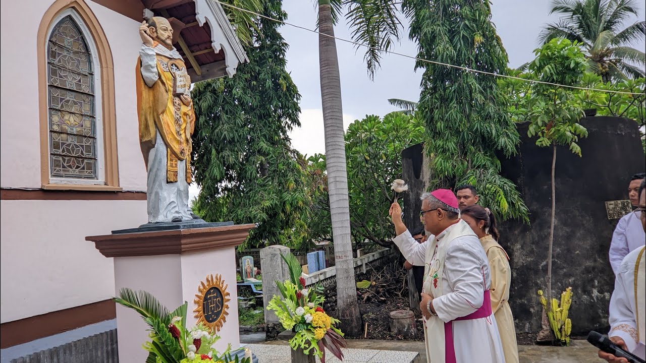 Penjemputan Uskup Keuskupan Maumere & Pemberkatan Arca St. Ignatius Loyola Paroki Sikka