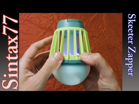 A Portable Mosquito Bug Zapper for Backpacking? - Enkeeo Mosquito Zapper Lantern Review