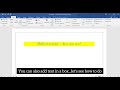 How to write & design text in word