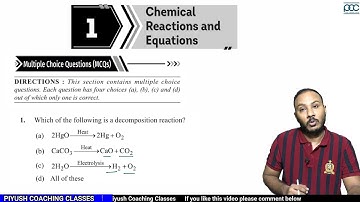 #class10| science |chemical reactions and equations |mcq series | case study | assertion and reason
