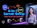 4-in-1 V2Ray Server Setup on Dark Tunnel VPN | VMess, VLess, Trojan &amp; Shadowsocks Tutorial