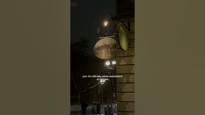 There’s something special about campus in the snow ❄️ #Harvard #HarvardUniversity #Snow #Winter