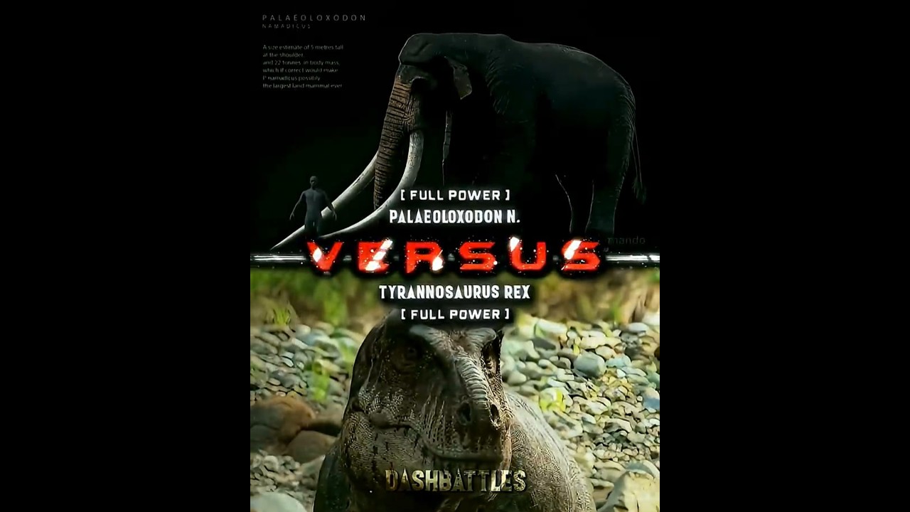 Palaeoloxodon N. Vs Tyrannosaurus rex