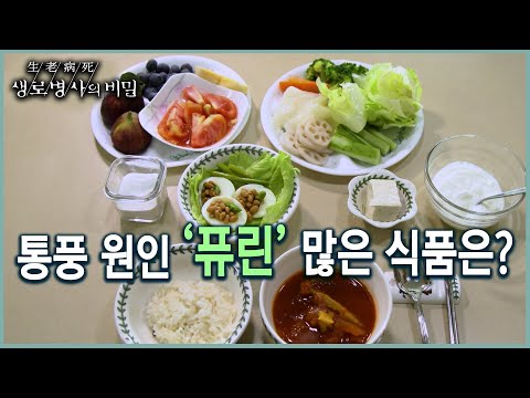 통풍의 원인인 요산을 발생시키는 퓨린이 많은 음식은? (KBS 20211124 방송)