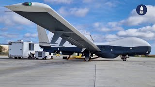 Discover the US Navy's MQ-4C Triton unmanned surveillance aircraft