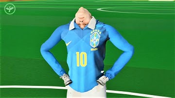 Creepy man in the football field | animation | blender