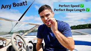 What Boat Speed + Rope Length for Wakeboarding  Any Boat!