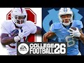 Stanford at North Carolina - Week 11 Simulation (EA College Football 26)