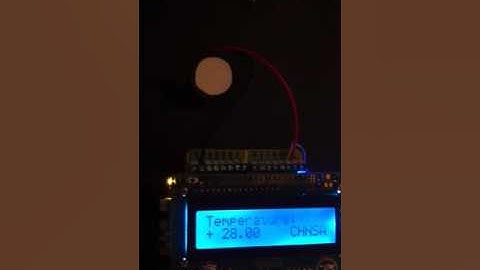 Arduino temp sensor plus buzzer