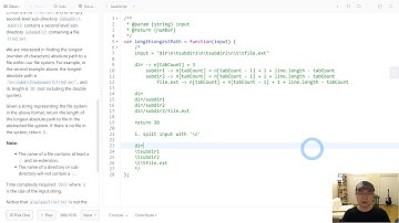 388. Longest Absolute File Path - Korean Version