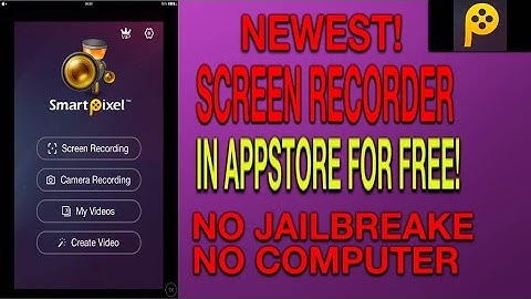NEW SCREEN RECORDER FOR IOS DEVICES NO JAILBREAK NO COMPUTER DOWNLOAD FROM THE APPSTORE