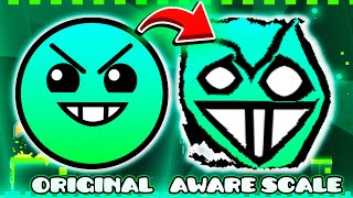 New Custom Geometry Dash Difficulty Faces V2 But Everyone Is Content Aware Scale Version 5