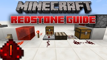 Minecraft Redstone Guide: 1 - Basic Inputs and Outputs (Introduction to Redstone)