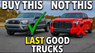 The Only 5 TRUCKS Still Worth Buying | Don't Fall For New Trucks
