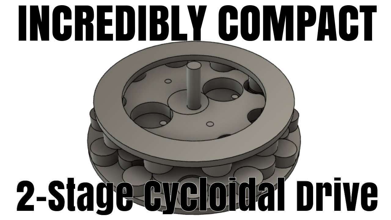 A New Take On The Cycloidal Drive (Extremely Compact) YouTube