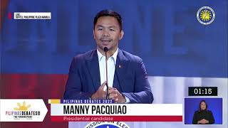 Pacquiao on protecting OFWs