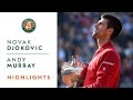 Novak Djokovic v Andy Murray Highlights - Men's Final 2016 I Roland-Garros