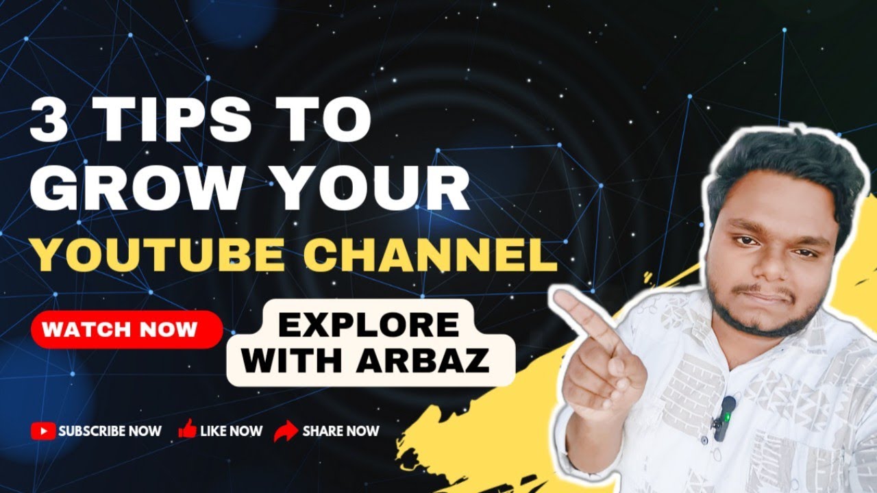 3 Tips To Grow Your YouTube Channel !! best Tips For Watchtime !! # ...