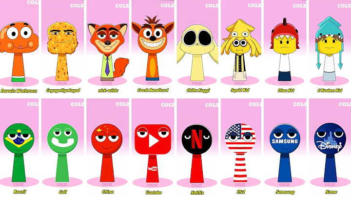 Incredibox Sprunki OC Phase 1 to Phase 3 Germany, Three Numberblocks, Walmart, Japan, Samsung