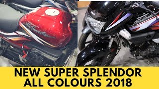All Colors New Hero Super Splendor I3S Model 2018 Quick Impression