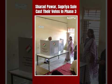 Sharad Pawar Voting | NCP-SCP Chief Sharad Pawar Casts His Vote At A Polling Booth In Baramati @NDTV