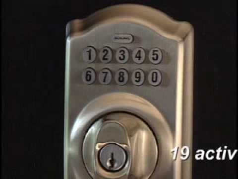 Schlage Model Be365 Programming