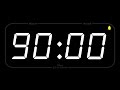 90 minute  timer  alarm  1080p  countdown