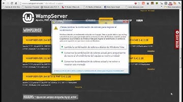 INSTALACION SERVIDOR LOCAL (localhost) WAMPSERVER  EN ESPAÑOL --HD--
