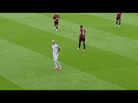 THE SPURS FANS SING ABOUT RICHARLISON: Bournemouth 0-2 Tottenham