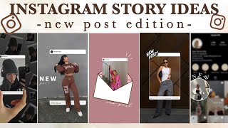6 Creative NEW POST Instagram Story Ideas | using the IG app only | pt.5