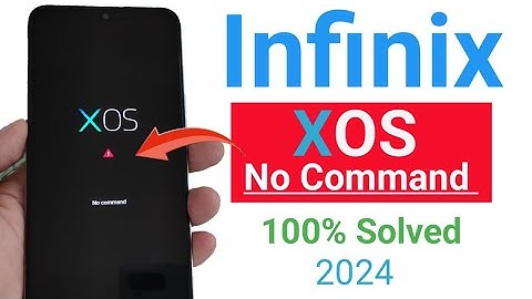 How to solve XOS no command problem in infinix Mobile 2024 | Xos No command error in infinix phone