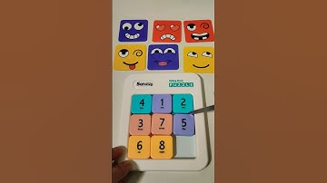 Slide puzzle numbers 1️⃣2️⃣🧩🔢 #ytshorts #top #puzzle #shortsviral #youtube #emoji