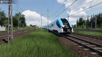 Simrail Train Simulator : Dabrowa Gornicza Aqbkowice to Bedzin Poland with the 34WE EMU