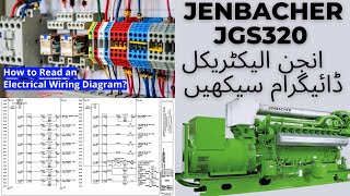 Jenbacher 320 Electrical diagram | How to Understand Jenbacher diagram | Wiring diagram of JGS320