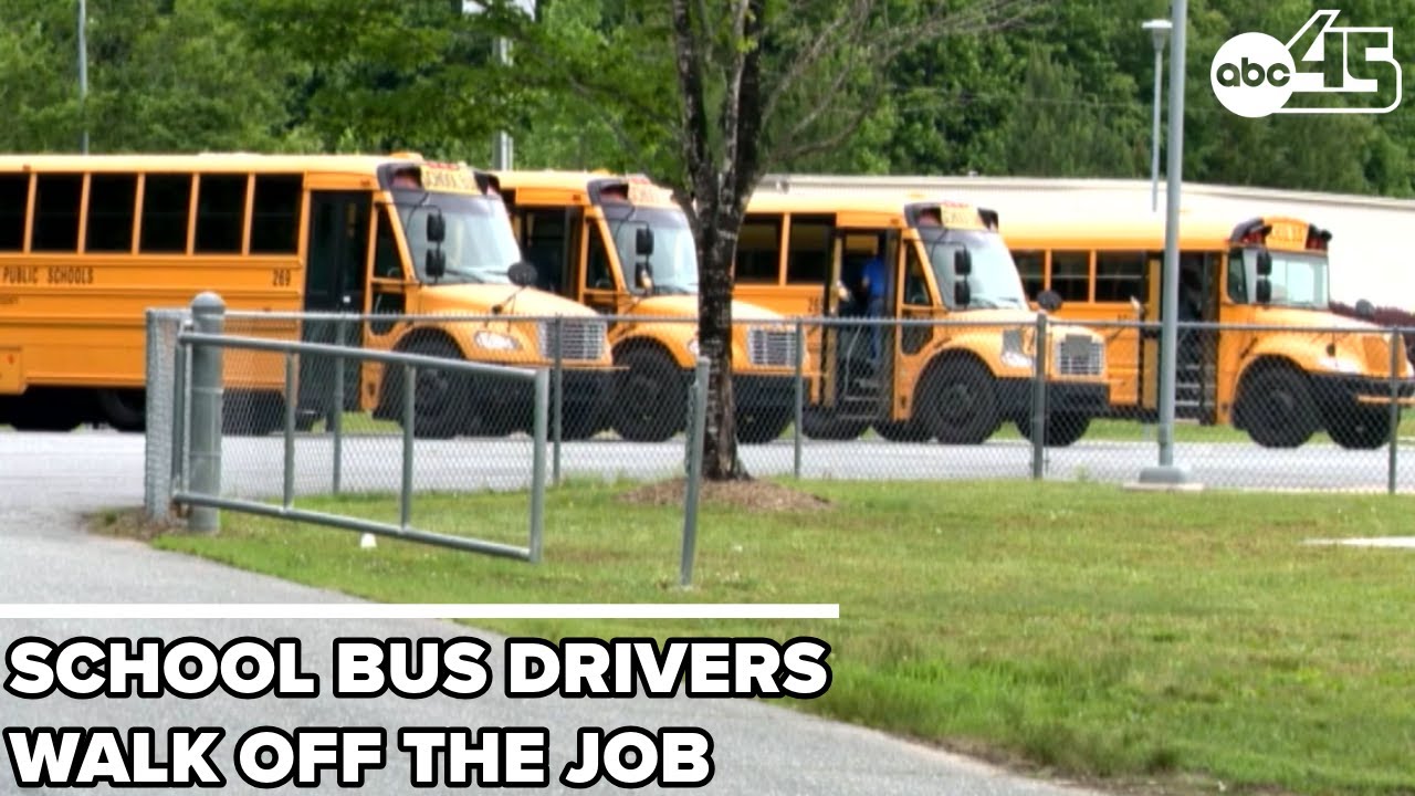 Bus Driver Walk North Carolina School Bus Drivers Walk Off Over Pay, Safety - YouTube