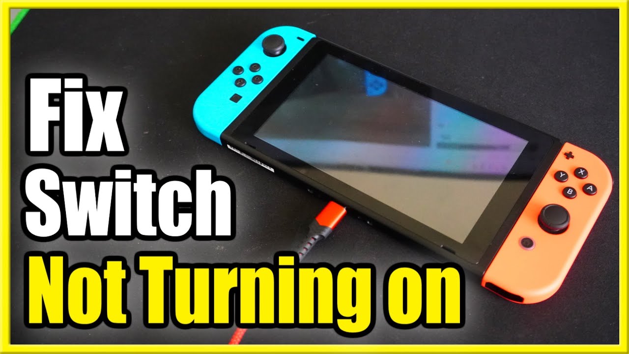 How to FIX Nintendo Switch Not Turning On or Charging (Easy Method!) -  YouTube