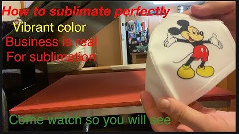 sublimation tips | how to make your own mask