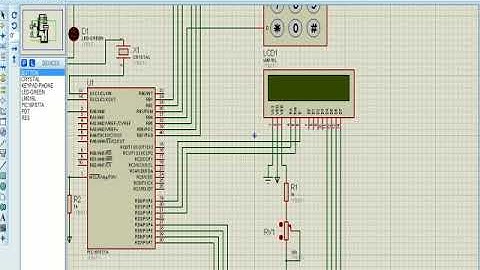 PIC teclado matricial -  proteus con microcontrolador pic y ccs
