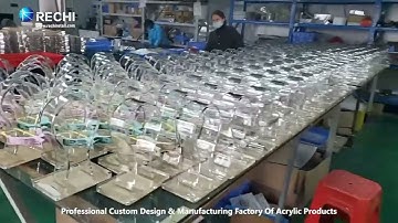 RECHI |Custom Counter Acrylic Display Factory| Acrylic Headphone Retail Display Stand Holder