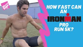 How FAST can an IRONMAN PRO run 5k? | Running at the athletics track