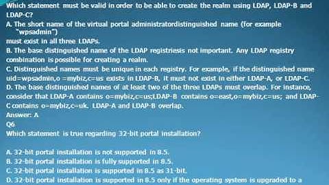 C2210-421 IBM WebSphere Portal 8.5 System Administration Core A