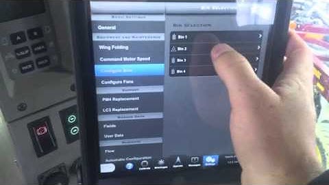 How to Tare and Configure Bins in the Seed Hawk iCon Control App