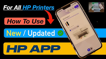 New HP Printer App - How to Use New Updated Version of HP Smart App !