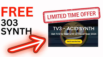 new FREE 303 ACID SYNTH TV3 by Imaginando VST AU Generate Patterns MIDI Drag & Drop