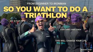 MY HONEST tips for getting into triathlon || everything I wish I knew before becoming an ironman
