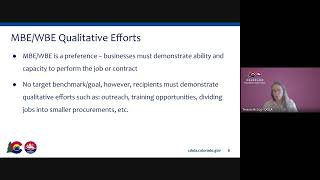 Minority- and Women-Owned Business Enterprises (MBE/WBE) Actualización