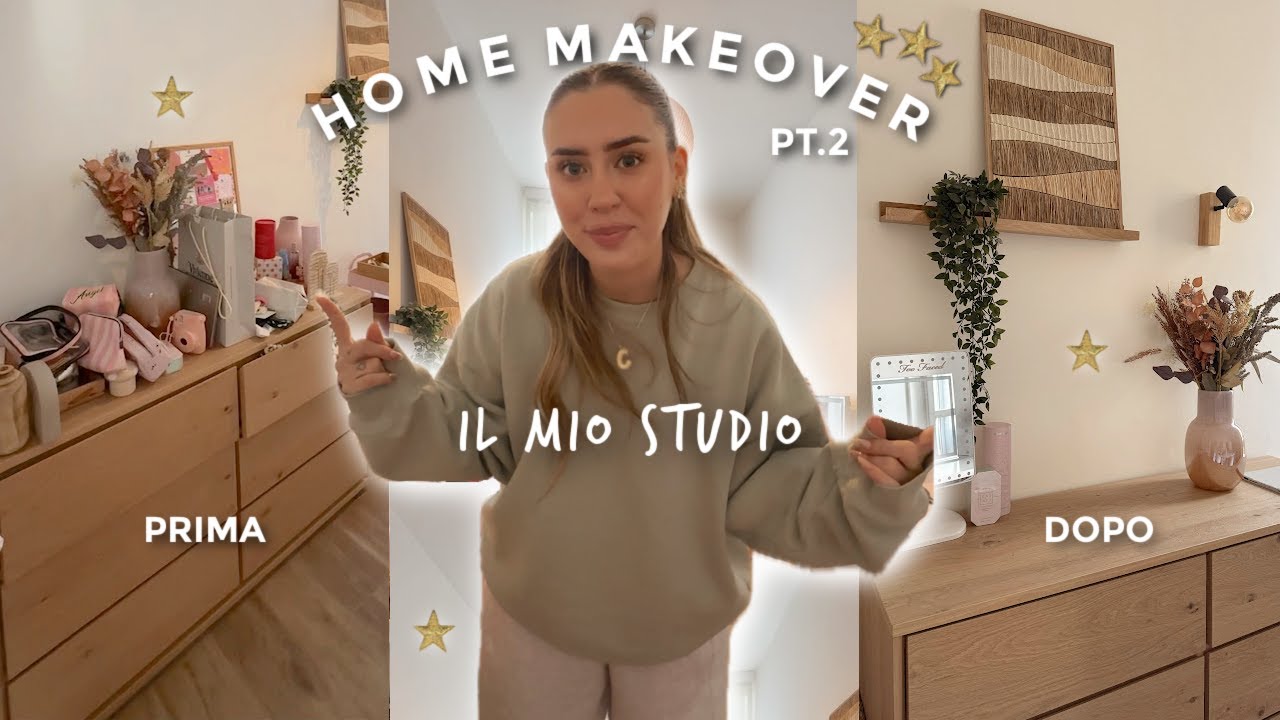 MAKEOVER DELLA MIA CASA A MILANO PT.2: NUOVO STUDIO | CLEOTOMS - YouTube