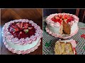 fazendo uma torta de morango 🍓/ com morangos da minha plantação